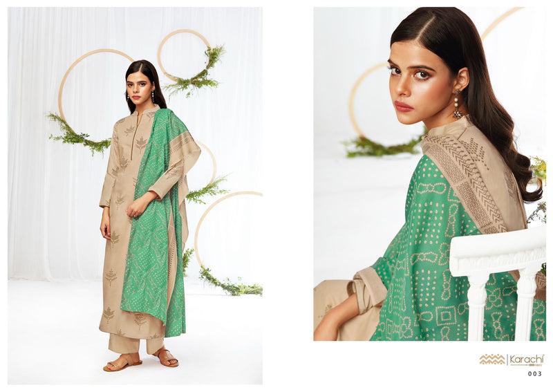 Kesar Karachi Prints Summer Shine Lawn Cotton Printed Festive Wear Salwar Suits