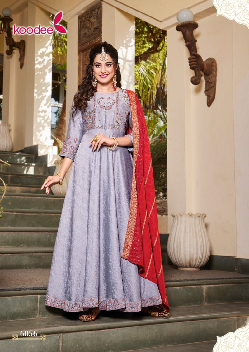 Koodee Fashion Sundra Vol 1 Fancy Viscose Gown Style Party Wear Kurtis
