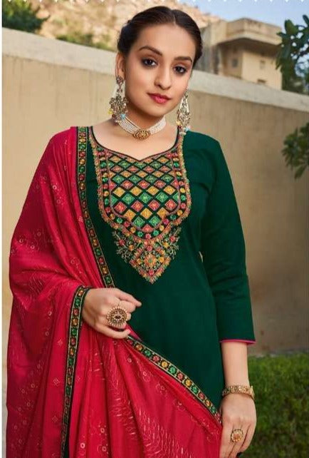 Kalarang Sundri Jam Silk Designer Party Wear Salwar Kameez