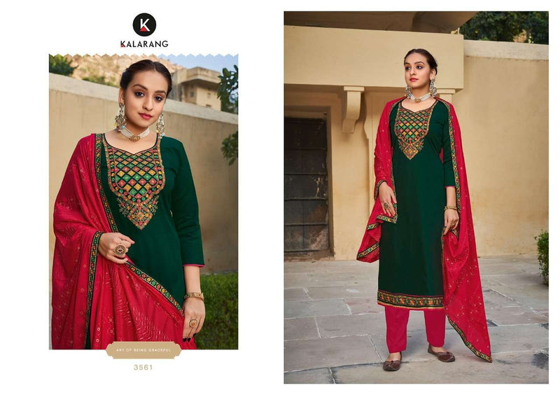 Kalarang Sundri Jam Silk Designer Party Wear Salwar Kameez