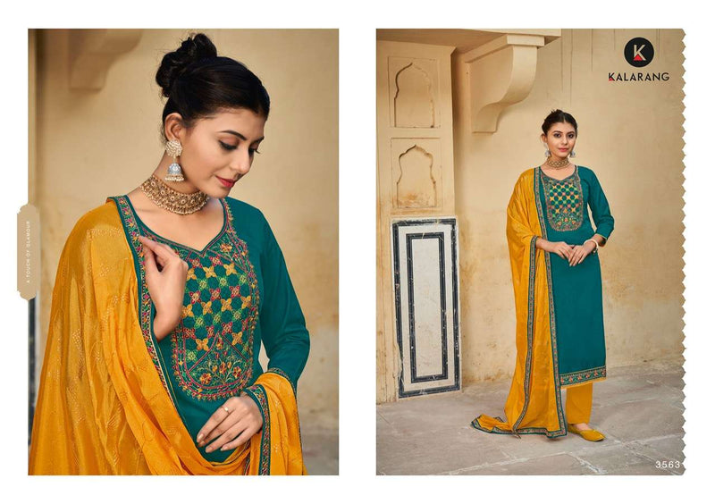 Kalarang Sundri Jam Silk Designer Party Wear Salwar Kameez