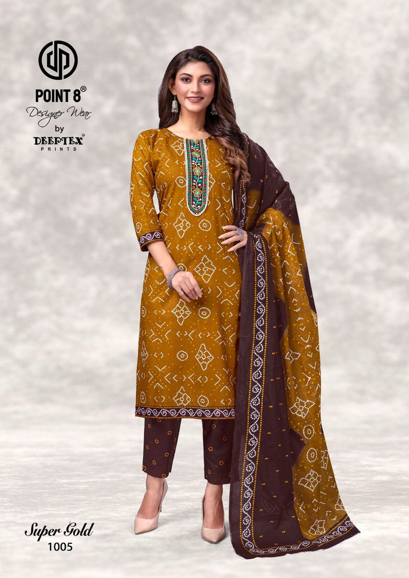 Deeptex Super Gold Vol 1 Pure Cotton With Heavy Beautiful Work Stylish Designer Fancy Kurti