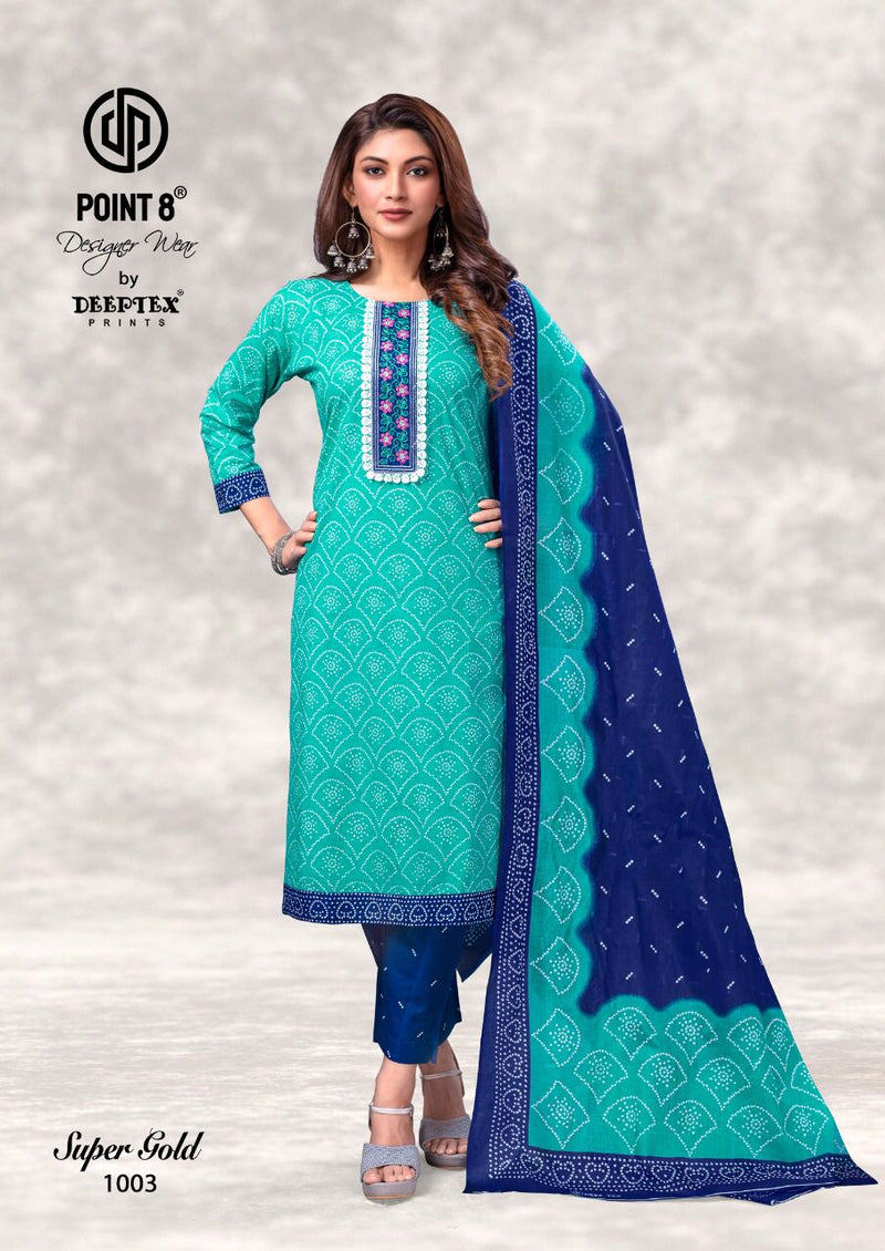 Deeptex Super Gold Vol 1 Pure Cotton With Heavy Beautiful Work Stylish Designer Fancy Kurti