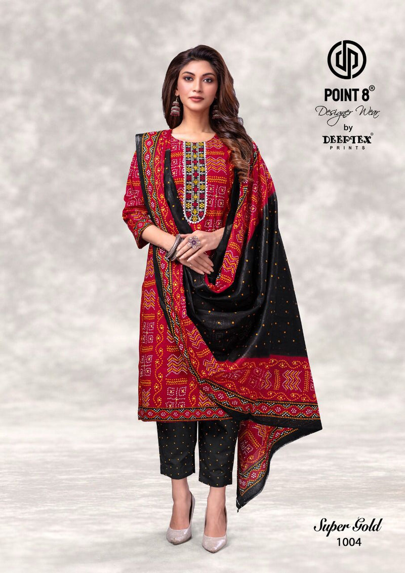 Deeptex Super Gold Vol 1 Pure Cotton With Heavy Beautiful Work Stylish Designer Fancy Kurti