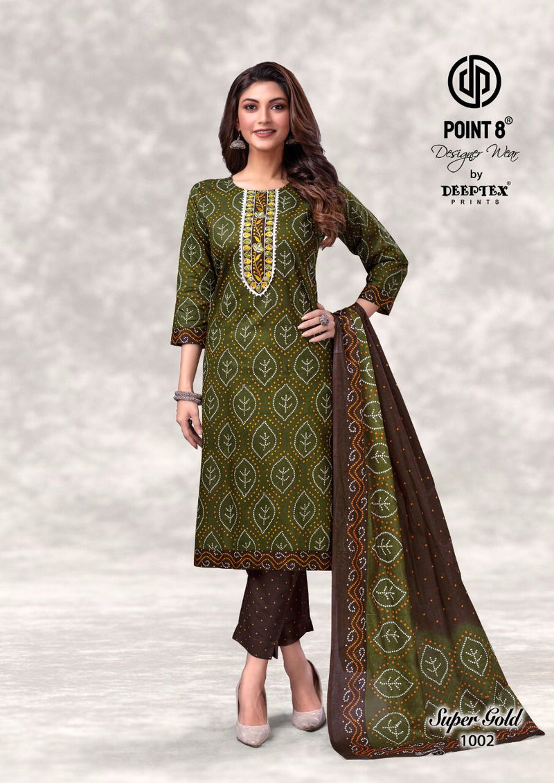 Deeptex Super Gold Vol 1 Pure Cotton With Heavy Beautiful Work Stylish Designer Fancy Kurti