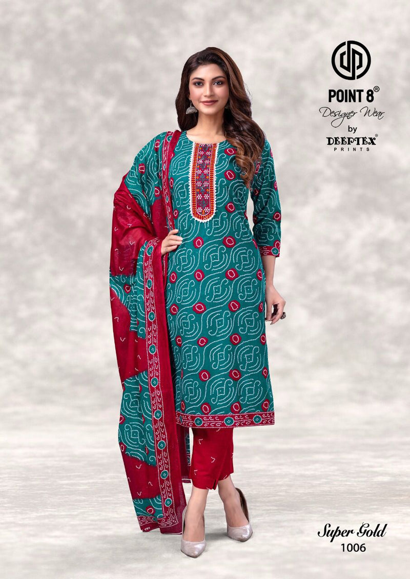 Deeptex Super Gold Vol 1 Pure Cotton With Heavy Beautiful Work Stylish Designer Fancy Kurti