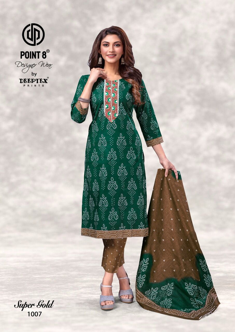 Deeptex Super Gold Vol 1 Pure Cotton With Heavy Beautiful Work Stylish Designer Fancy Kurti