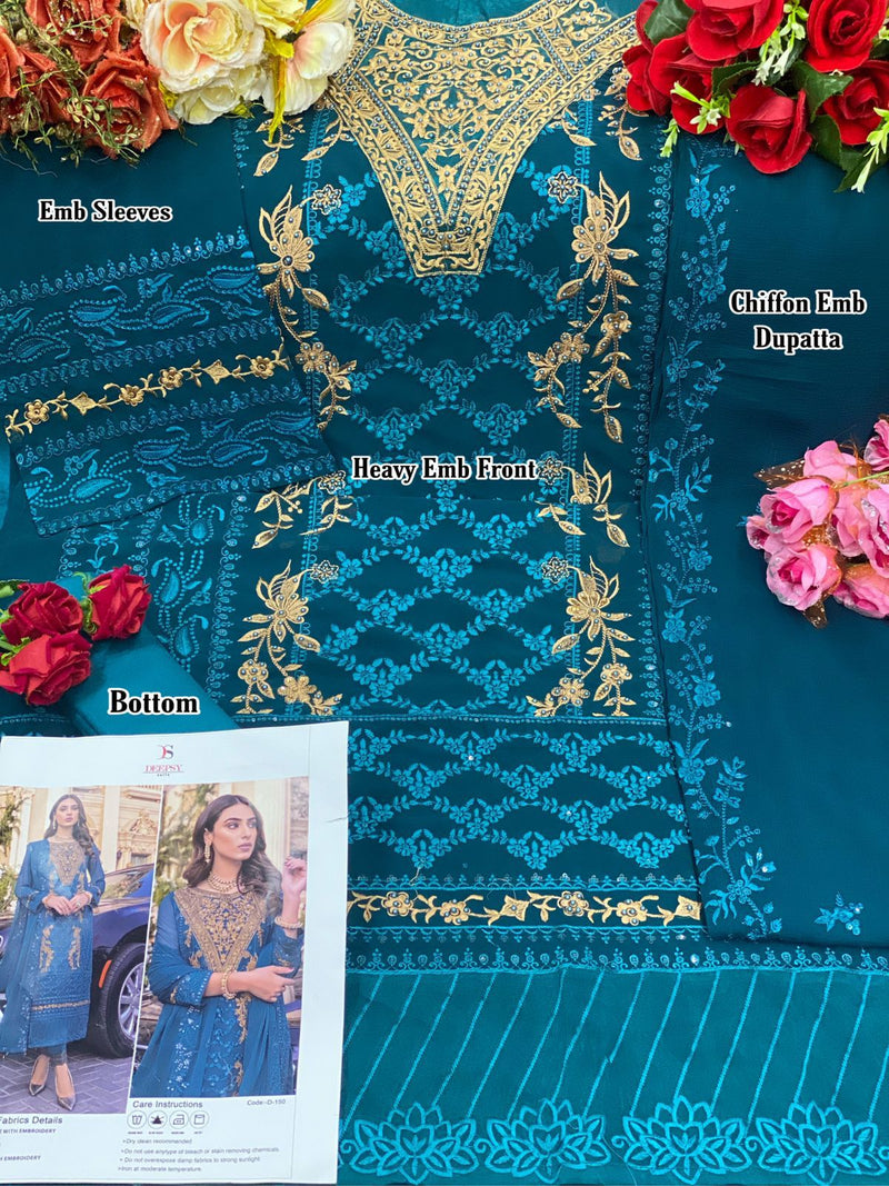 Deepsy Suits Super Hit Design Georgette Designer Wedding Wear Salwar Kameez