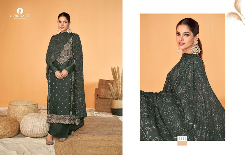 Aashirwad Dno 9330 To 9333 Silk With Embroidery Work Stylish Designer Party Wear Salwar Kameez