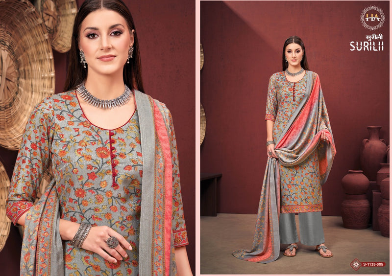 Harshit Fashion Surilii Pashmina With Printed Work Stylish Designer Casual Look Salwar Kameez