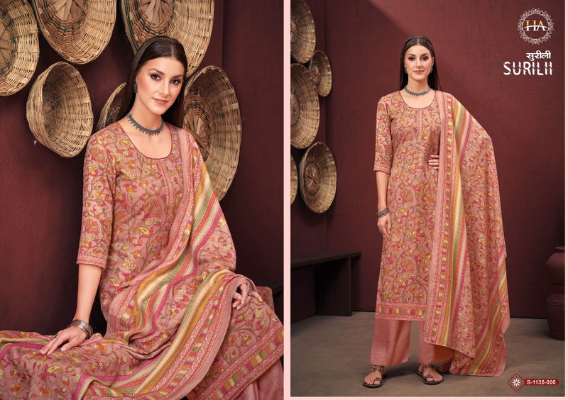 Harshit Fashion Surilii Pashmina With Printed Work Stylish Designer Casual Look Salwar Kameez