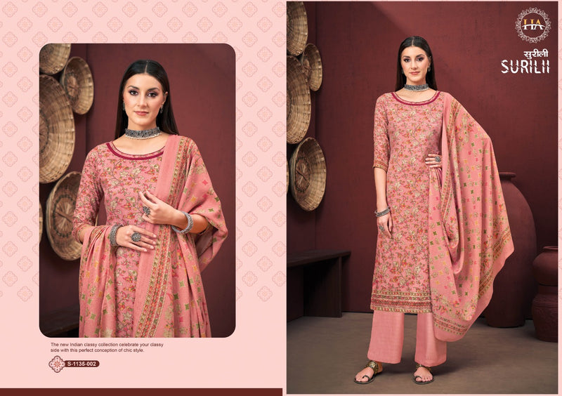 Harshit Fashion Surilii Pashmina With Printed Work Stylish Designer Casual Look Salwar Kameez