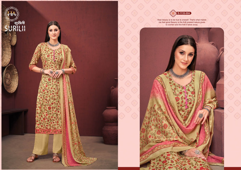 Harshit Fashion Surilii Pashmina With Printed Work Stylish Designer Casual Look Salwar Kameez
