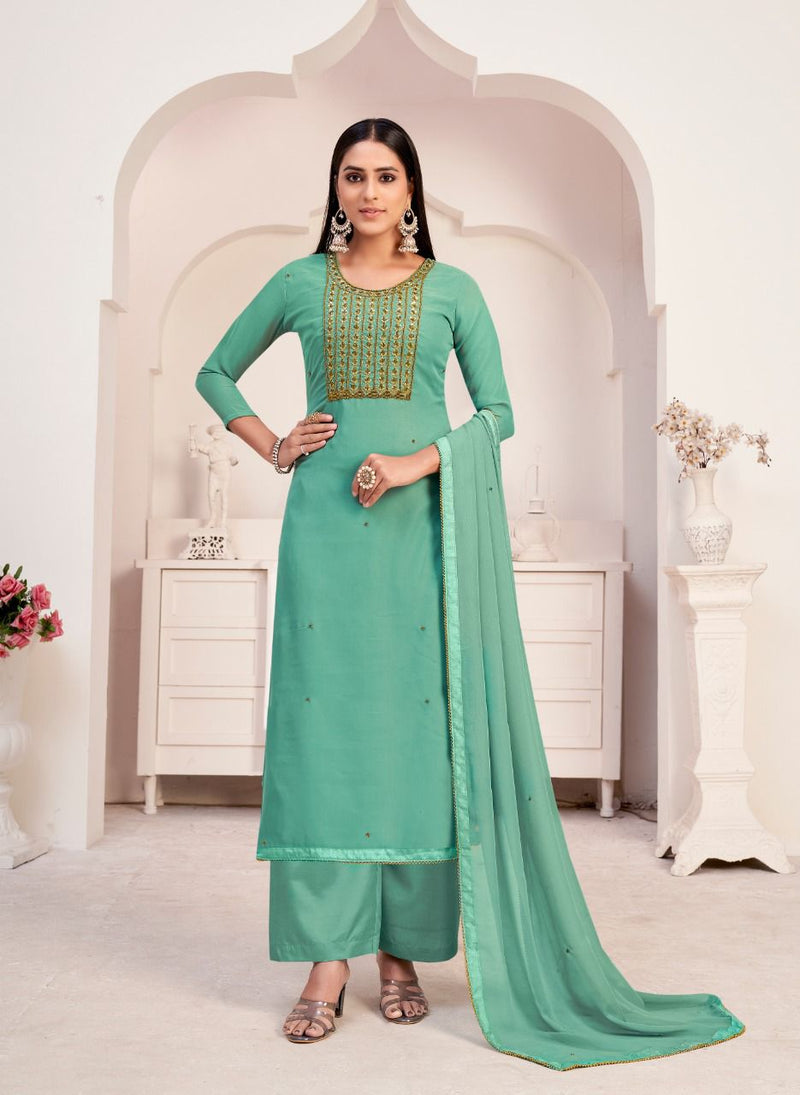 Lt Nitya Swag Georgette Designer Fancy Party Wear Salwar Suits