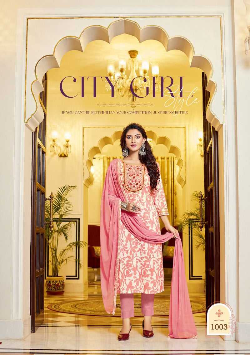 Kajal Style Swagger Vol 1 Pure Cotton With Heavy Embroidery Work Stylish Designer Festive Wear Kurti