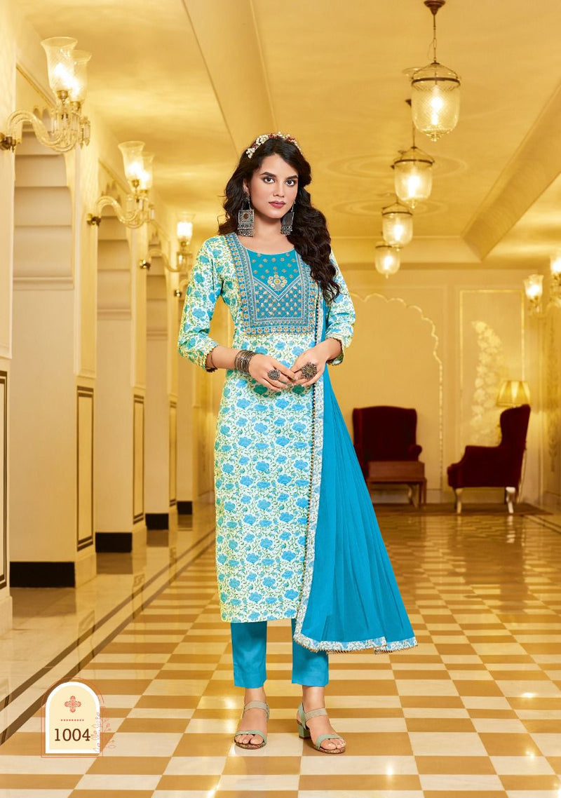 Kajal Style Swagger Vol 1 Pure Cotton With Heavy Embroidery Work Stylish Designer Festive Wear Kurti