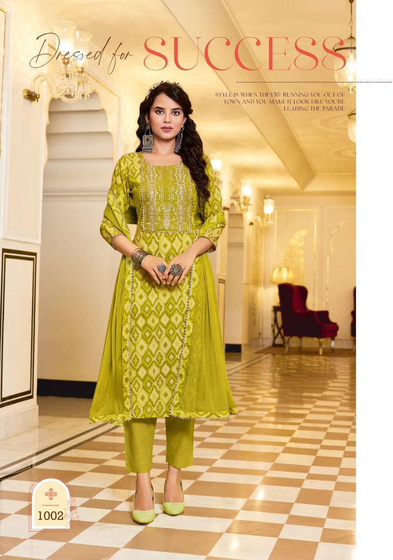 Kajal Style Swagger Vol 1 Pure Cotton With Heavy Embroidery Work Stylish Designer Festive Wear Kurti