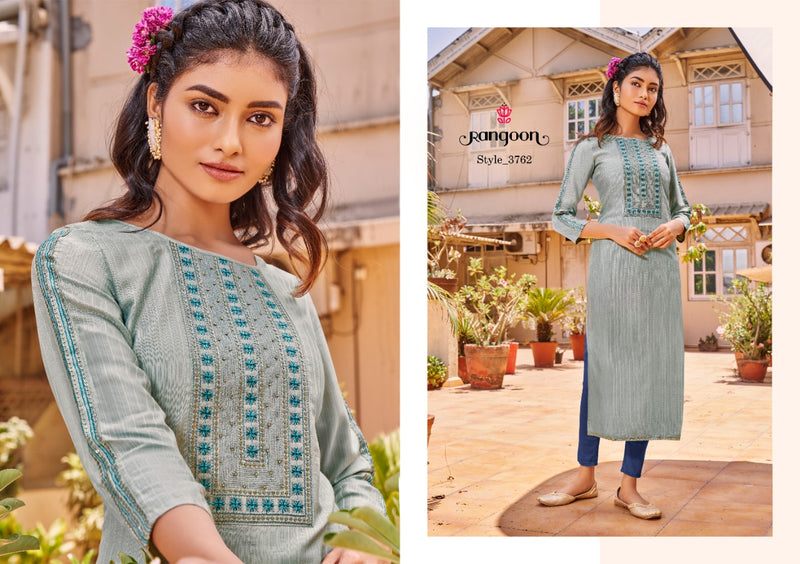 Rangoon Sweet Heart Lining Cotton Designer Fancy Party Wear Kurtis