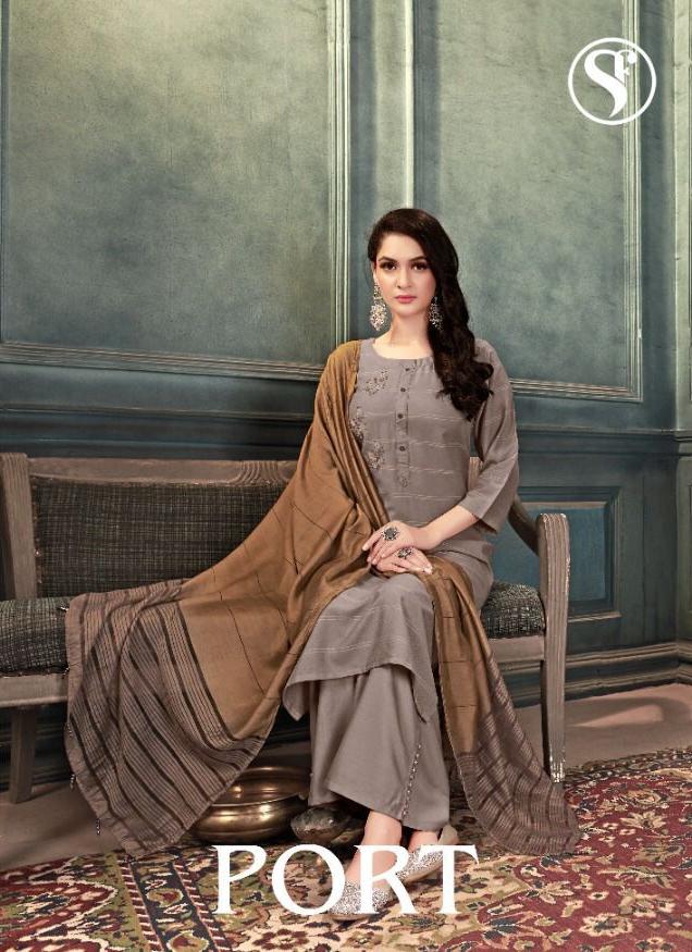 Sweety Fashion Port Rayon Designer Wear Salwar Kameez