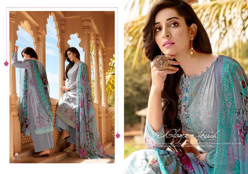 Sweety Fashion Rock Vol 8 Cotton Satin Aari Work Salwar Kameez