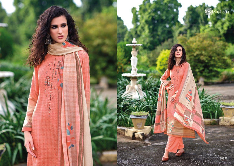 Sadhna Fashion Blossom Pure Pashmina Digital Print With Fancy Work Salwar Suit