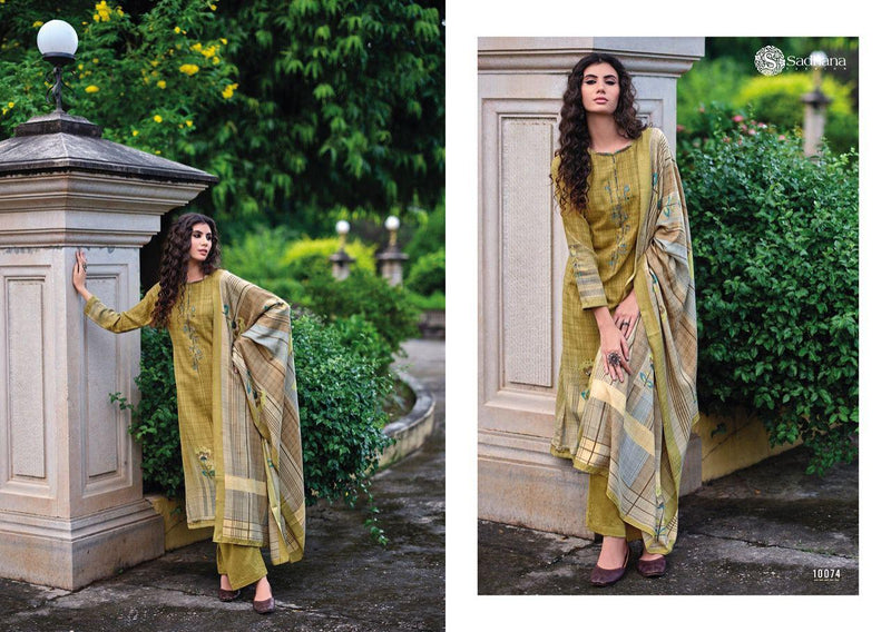 Sadhna Fashion Blossom Pure Pashmina Digital Print With Fancy Work Salwar Suit