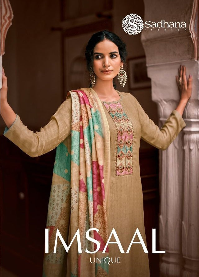 Sadhna Imsaal Pashmina With Digital Print Fancy Salwar Suit