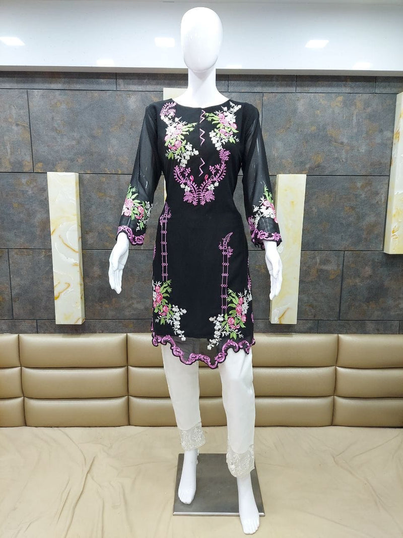 Safa Fashion 955 Pure Geogette Readymade Pakistani Kurti Wear