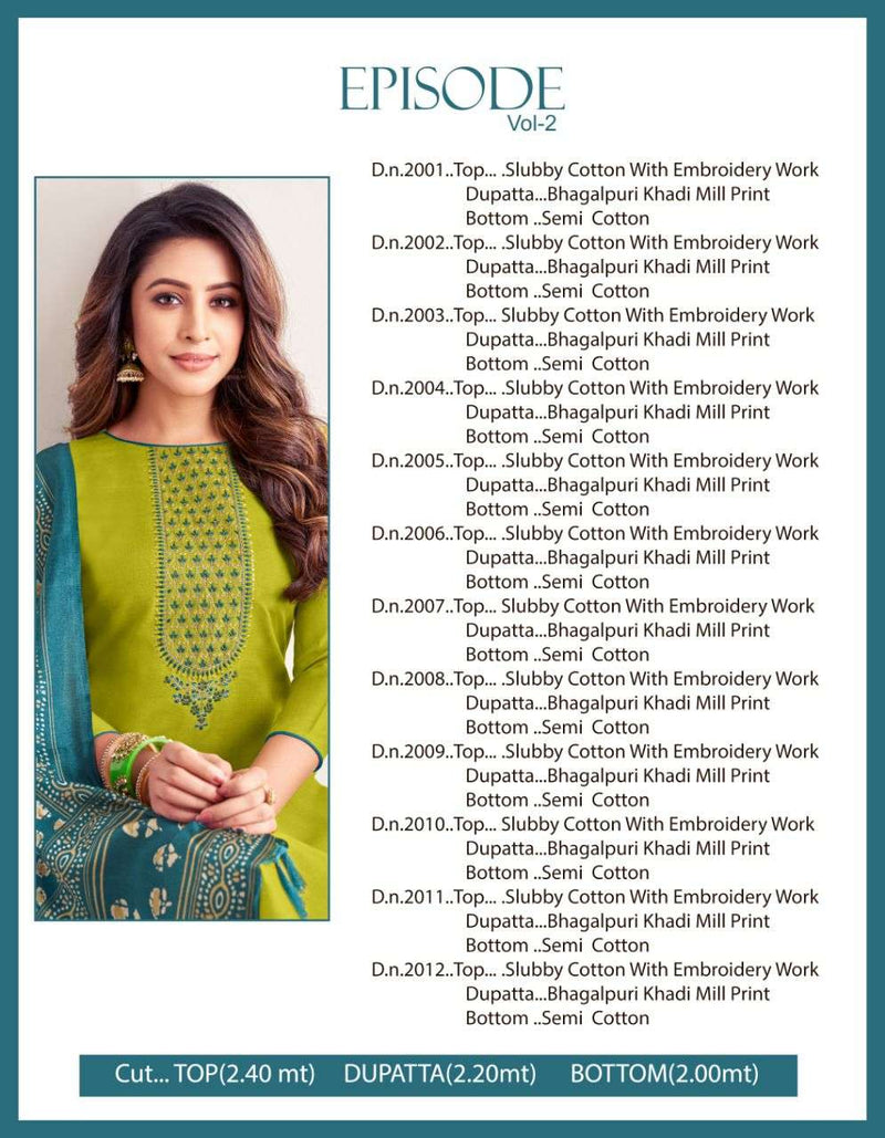 Sagun Lifestyle Episode Vol 2 Cotton With Kashmiri Work Salwar Suit