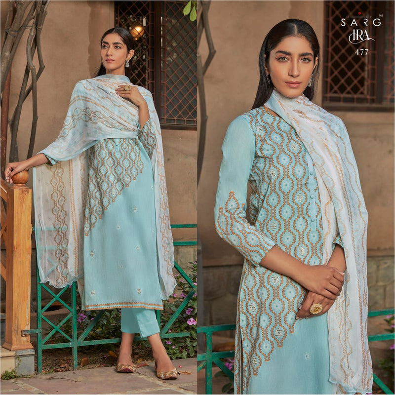 Sahiba Ira Dhakamal Cotton Digital Print Stylish Wear Salwar Suit