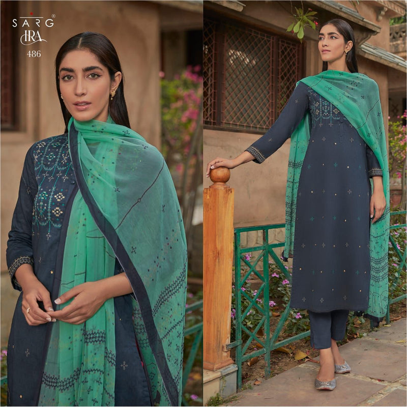 Sahiba Ira Dhakamal Cotton Digital Print Stylish Wear Salwar Suit