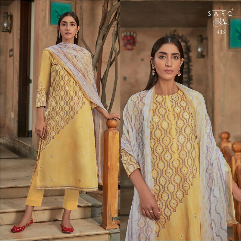 Sahiba Ira Dhakamal Cotton Digital Print Stylish Wear Salwar Suit