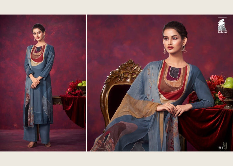 Sahiba Safar Staple Twill Digital Print Stylish Wear Salwar Kameez