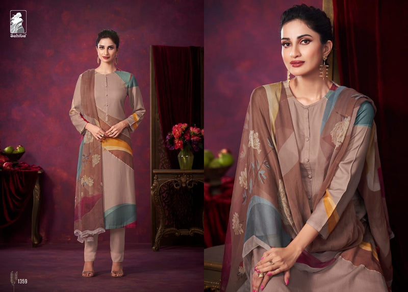 Sahiba Safar Staple Twill Digital Print Stylish Wear Salwar Kameez