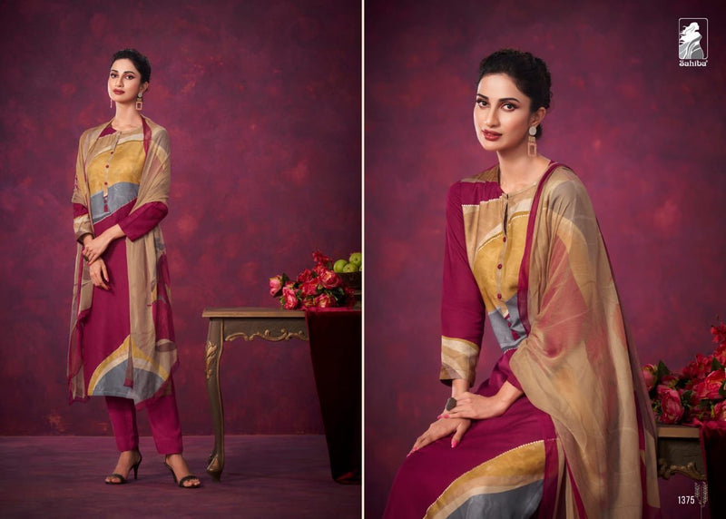 Sahiba Safar Staple Twill Digital Print Stylish Wear Salwar Kameez