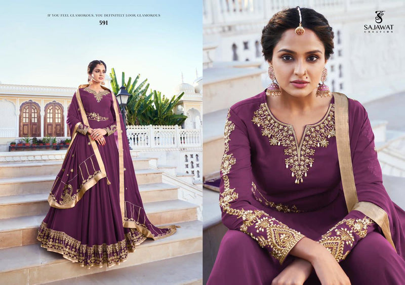 Sajawat Creation Mandora Vol 2 Blooming With Work Additional Salwar Suit