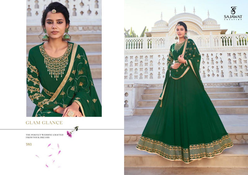 Sajawat Creation Mandora Vol 2 Blooming With Work Additional Salwar Suit