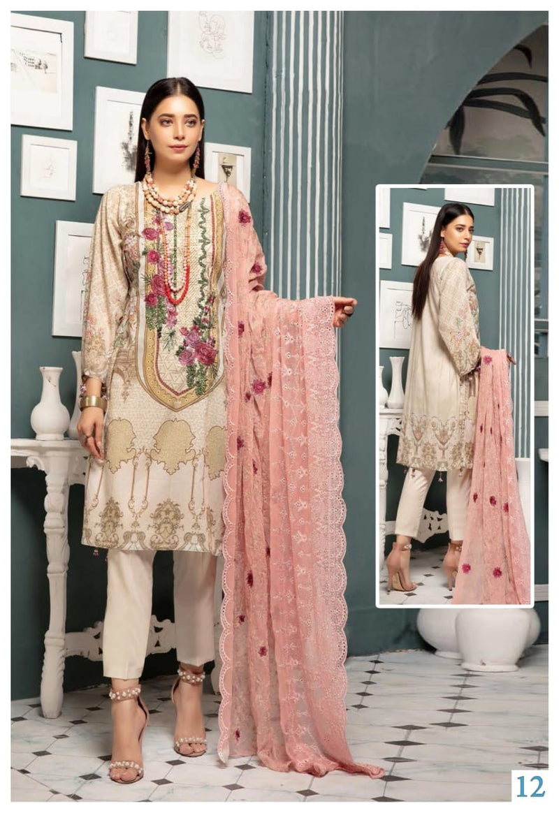 Sana Safinaz Luxury Lawn Collection Vol 11 Pure Karachi Lawn Casual Wear Suits