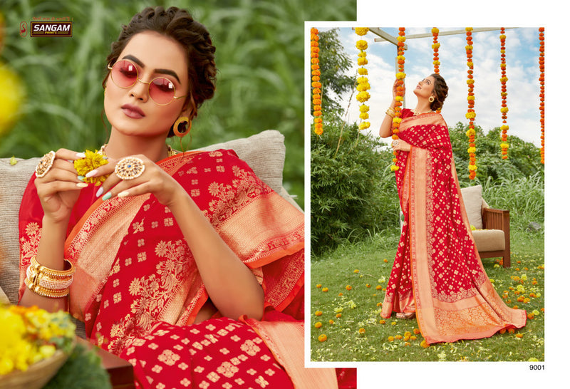 Sangam Prints Shivoham Silk Fancy Designer Banarasi saree