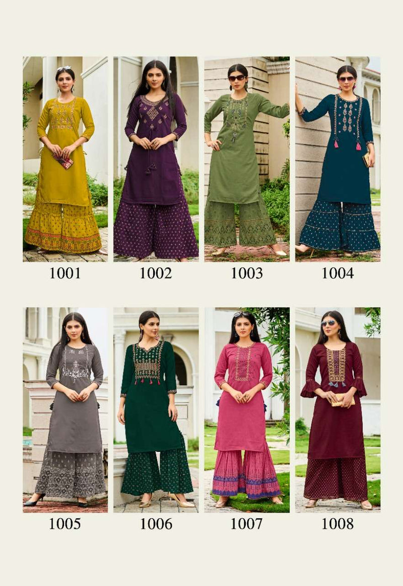 Sawan Textiles Kanika Vol 1 Chinon Muslin Fency Kurti