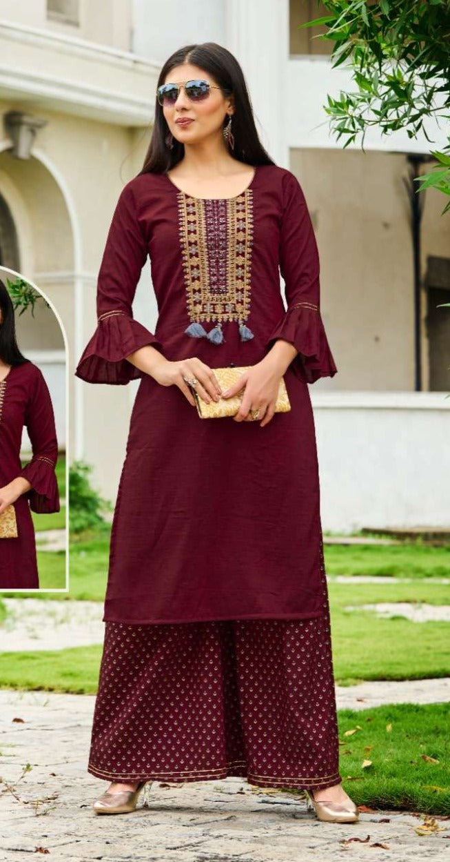 Sawan Textiles Kanika Vol 1 Chinon Muslin Fency Kurti