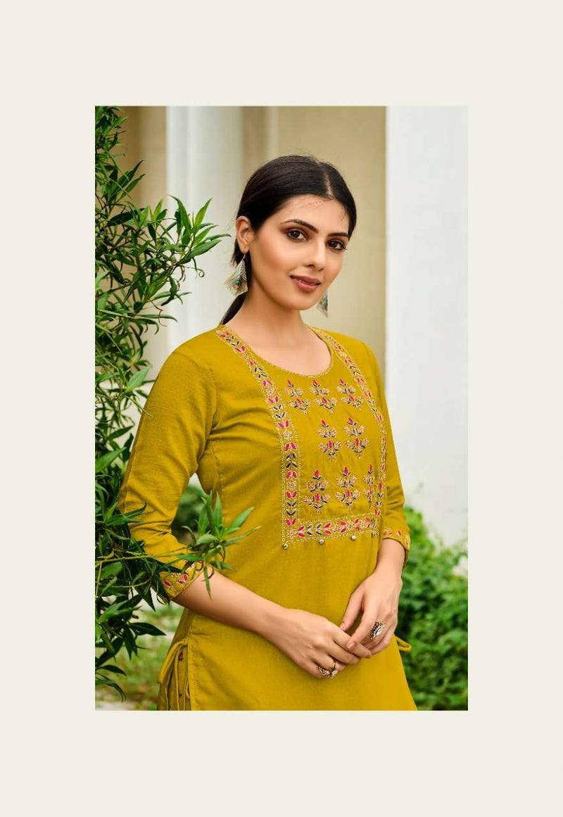 Sawan Textiles Kanika Vol 1 Chinon Muslin Fency Kurti