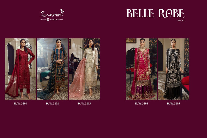 Serene Belle Rose Vol 2 Faux Georgette Heavy Embroidered Work Salwar Kameez