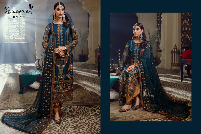 Serene Belle Rose Vol 2 Faux Georgette Heavy Embroidered Work Salwar Kameez