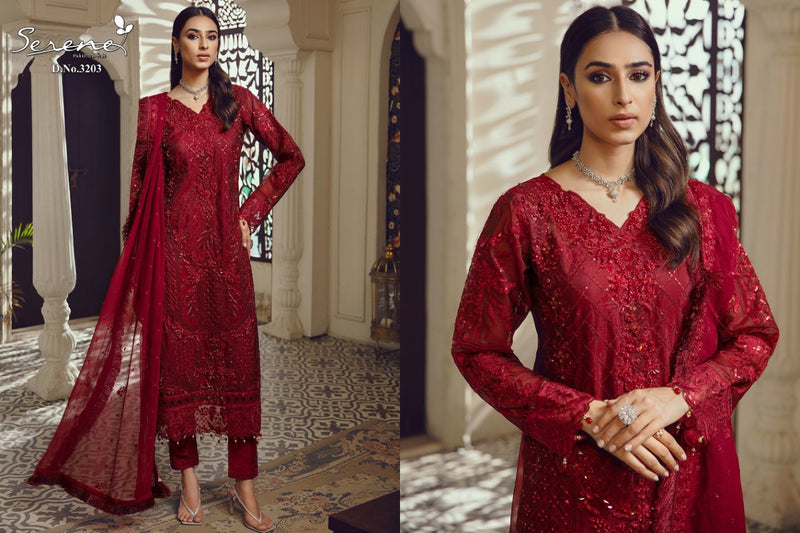 Serene Belle Rose Vol 2 Faux Georgette Heavy Embroidered Work Salwar Kameez