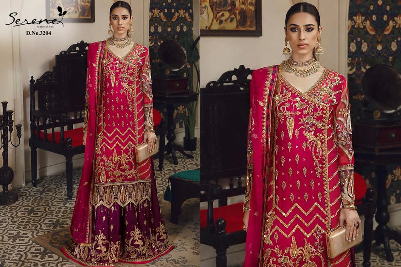 Serene Belle Rose Vol 2 Faux Georgette Heavy Embroidered Work Salwar Kameez
