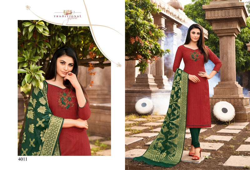 Shagun Lifestyle Vaccine Vol 4 Sluby Silk Casual Wear Salwar Suits