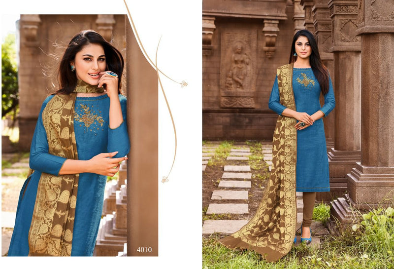 Shagun Lifestyle Vaccine Vol 4 Sluby Silk Casual Wear Salwar Suits