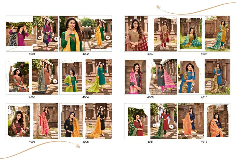 Shagun Lifestyle Vaccine Vol 4 Sluby Silk Casual Wear Salwar Suits