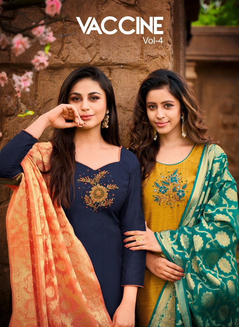 Shagun Lifestyle Vaccine Vol 4 Sluby Silk Casual Wear Salwar Suits